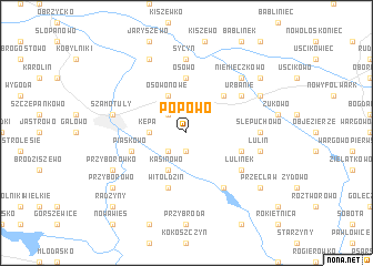 map of Popowo