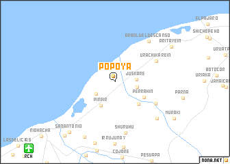 map of Popoya