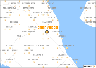 map of Popoyuapa