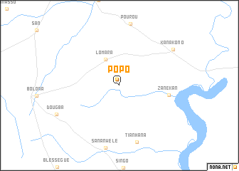 map of Popo