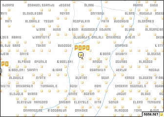 map of Popo