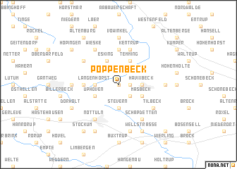 map of Poppenbeck