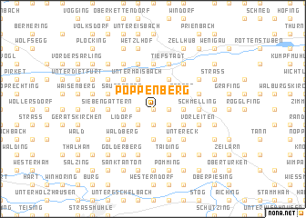 map of Poppenberg