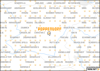 map of Poppendorf