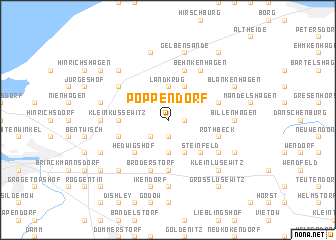 map of Poppendorf