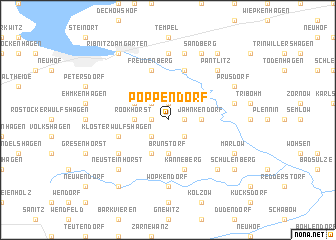 map of Poppendorf