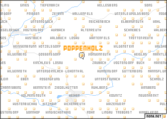 map of Poppenholz