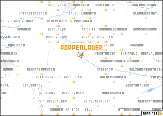 map of Poppenlauer