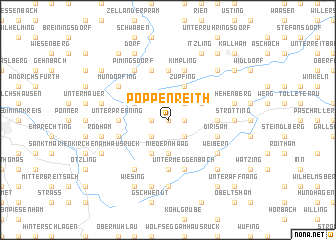 map of Poppenreith