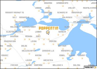 map of Poppentin