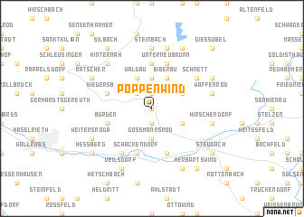 map of Poppenwind