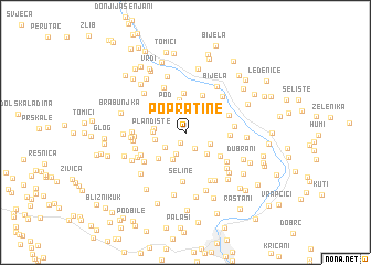 map of Popratine