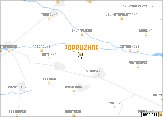 map of Popruzhna