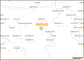 map of Popska