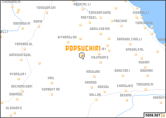 map of Pŏpsuch\