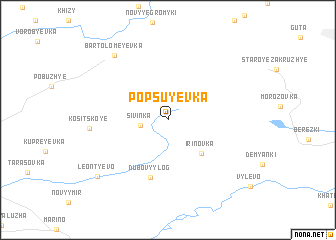 map of Popsuyevka