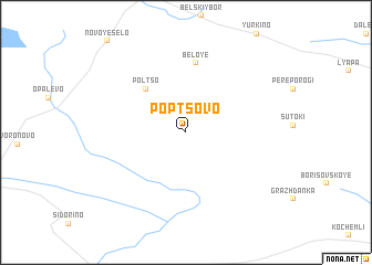 map of Poptsovo