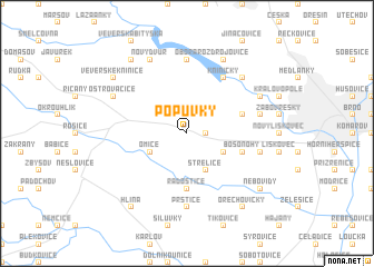 map of Popŭvky