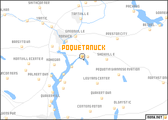 map of Poquetanuck