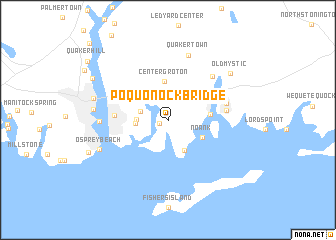 map of Poquonock Bridge