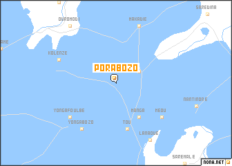 map of Pora Bozo