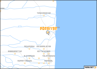 map of Poraiyār