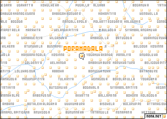 map of Poramadala