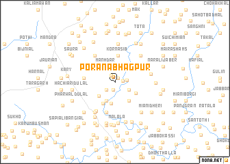 map of Porana Bhāgpur