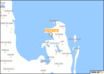 map of Porane