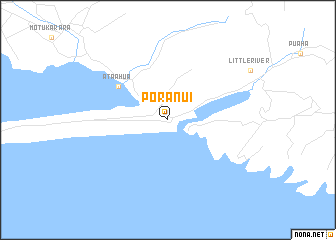 map of Poranui