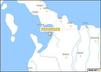 map of Pora Pora