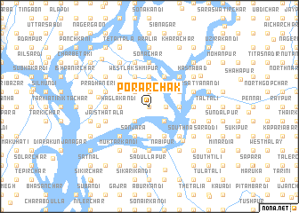 map of Porār Chak