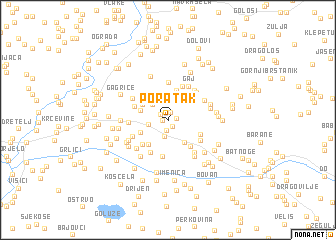 map of Poratak