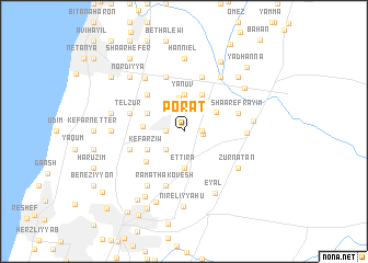 map of Porat