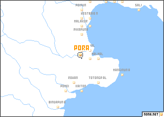 map of Pora
