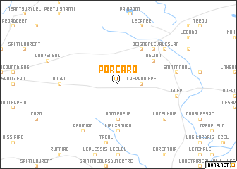 map of Porcaro