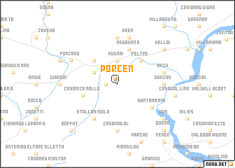 map of Porcen