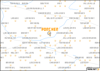 map of Porcher