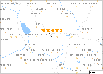 map of Porchiano