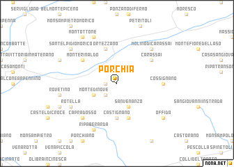 map of Porchia