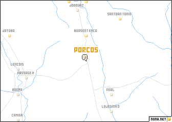 map of Porcos