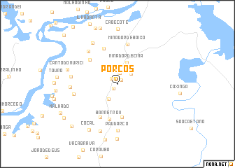 map of Porcos