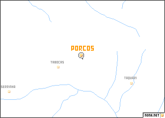 map of Porcos