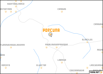 map of Porcuna