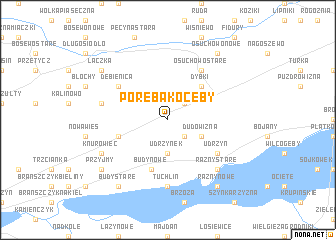 map of Poręba-Kocęby