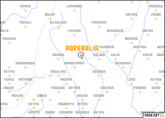map of Porebalia