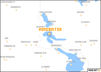 map of Porebritsa