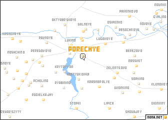 map of Porech\