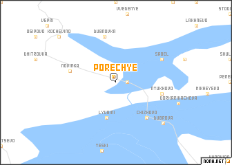 map of Porech\