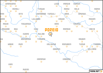 map of Poreio